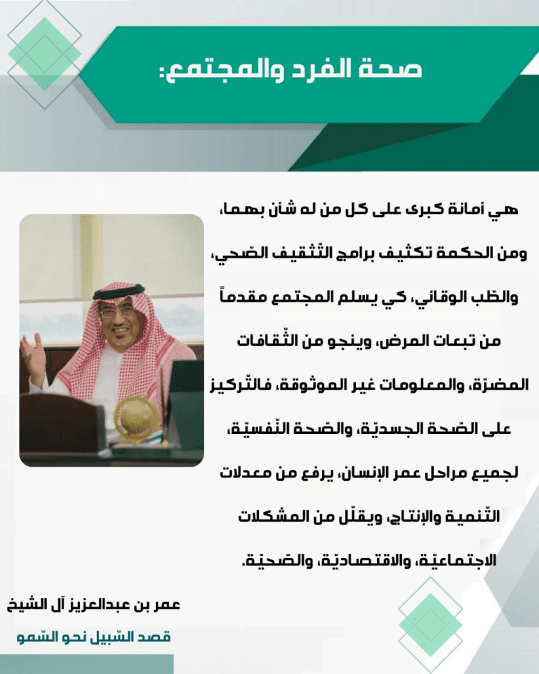 صحة الفرد والمجتمع